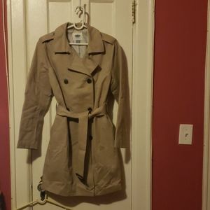Old Navy Khaki Rain Coat